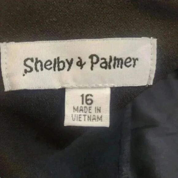 Shelby & Palmer Women's Black Poly/Spandex w Off White Ruffles on Sleeves & Gold - Picture 12 of 13